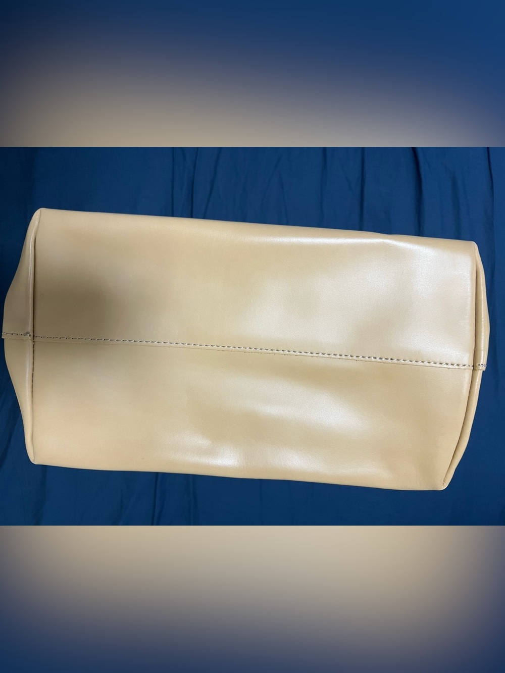 J. Crew Uptown Leather Tote Gracie Top Handle Bag Croc-Embossed Metallic Handbag - Picture 7 of 16